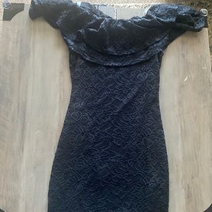 Black laced dress